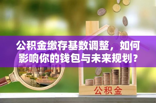 昌黎公积金缴存基数调整，如何影响你的钱包与未来规划？