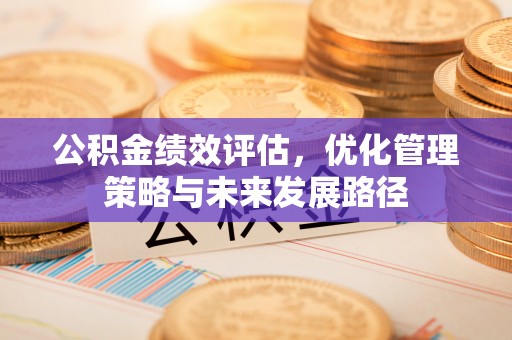 昌黎公积金绩效评估，优化管理策略与未来发展路径