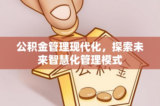 昌黎公积金管理现代化，探索未来智慧化管理模式