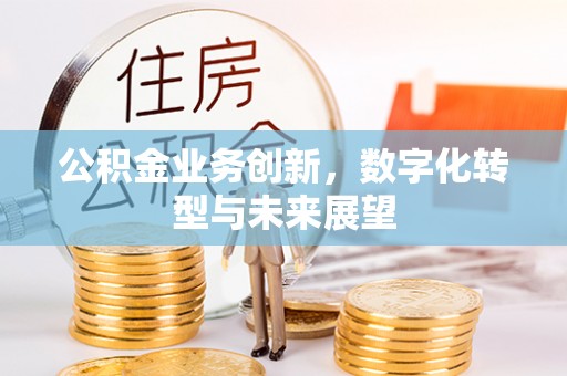 昌黎公积金业务创新，数字化转型与未来展望