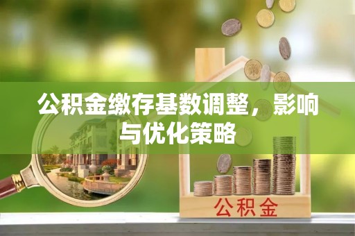 昌黎公积金缴存基数调整，影响与优化策略