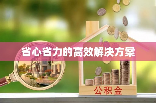 昌黎省心省力的高效解决方案