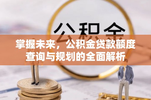 昌黎掌握未来，公积金贷款额度查询与规划的全面解析